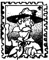 A coloring page of baden powell